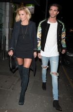 OLIVIA BENTLEY Arrives at Raffles Night Club in London 03/02/2017