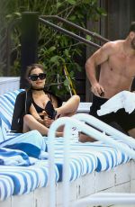OLIVIA CULPO at Her Hotel Pool in Miami 03/13/2017