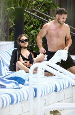 OLIVIA CULPO at Her Hotel Pool in Miami 03/13/2017