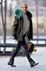 OLIVIA PALERMO Out and About in Brooklyn 03/11/2017