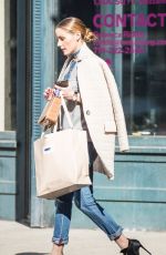 OLIVIA PALERMO Out and About in New York 03/09/2017