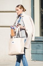 OLIVIA PALERMO Out and About in New York 03/09/2017