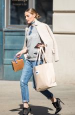 OLIVIA PALERMO Out and About in New York 03/09/2017