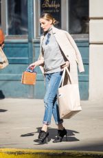 OLIVIA PALERMO Out and About in New York 03/09/2017
