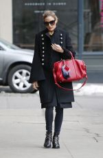 OLIVIA PALERMO Out in New York 03/24/2017
