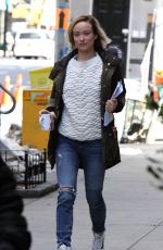 OLIVIA WILDE and Oscar Isaac on the Set of Life Itself in New York 03/21/2017