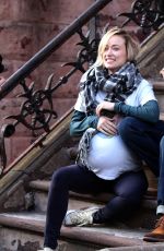 OLIVIA WILDE and Oscar Isaac on the Set of Life Itself in New York 03/21/2017