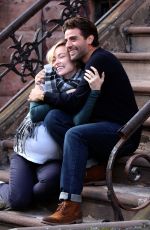 OLIVIA WILDE and Oscar Isaac on the Set of Life Itself in New York 03/21/2017
