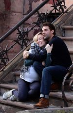 OLIVIA WILDE and Oscar Isaac on the Set of Life Itself in New York 03/21/2017