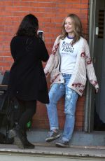 OLIVIA WILDE and Oscar Isaac on the Set of Life Itself in New York 03/29/2017