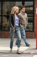 OLIVIA WILDE and Oscar Isaac on the Set of Life Itself in New York 03/30/2017