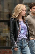 OLIVIA WILDE and Oscar Isaac on the Set of Life Itself in New York 03/30/2017