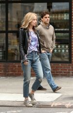 OLIVIA WILDE and Oscar Isaac on the Set of Life Itself in New York 03/30/2017
