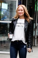 OLIVIA WILDE at Life Itself Movie Set in New York 03/30/2017