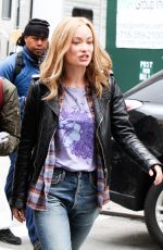 OLIVIA WILDE at Life Itself Movie Set in New York 03/30/2017