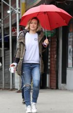 OLIVIA WILDE at Life Itself Set in New York 03/24/2017