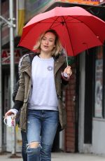 OLIVIA WILDE at Life Itself Set in New York 03/24/2017