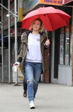 OLIVIA WILDE at Life Itself Set in New York 03/24/2017