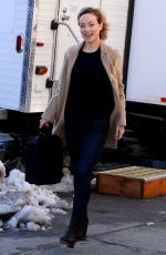 OLIVIA WILDE on the Set of Life Itself in New York 03/20/2017