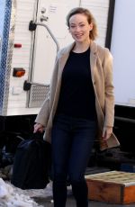 OLIVIA WILDE on the Set of Life Itself in New York 03/20/2017