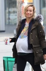 OLIVIA WILDE on the Set of Life Itself in New York 03/21/2017