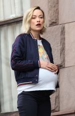 OLIVIA WILDE on the Set of Life Itself in New York 03/21/2017
