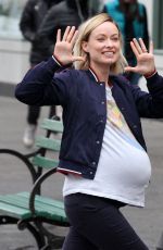 OLIVIA WILDE on the Set of Life Itself in New York 03/26/2017