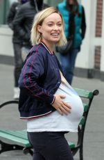 OLIVIA WILDE on the Set of Life Itself in New York 03/26/2017