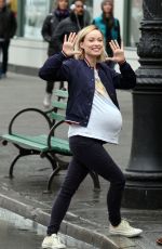 OLIVIA WILDE on the Set of Life Itself in New York 03/26/2017