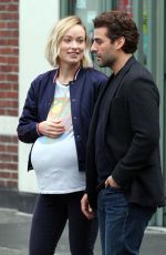 OLIVIA WILDE on the Set of Life Itself in New York 03/26/2017