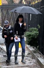 OLIVIA WILDE on the Set of Life Itself in New York 03/28/2017