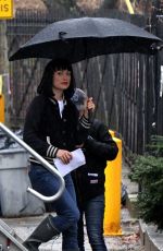 OLIVIA WILDE on the Set of Life Itself in New York 03/28/2017