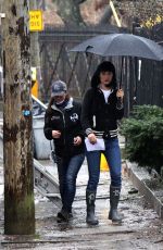 OLIVIA WILDE on the Set of Life Itself in New York 03/28/2017