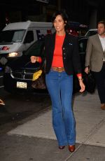 PADMA LAKSHMI Arrives at Today Studio in New York 03/01/2017
