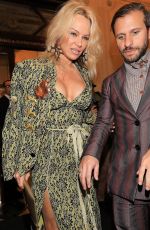 PAMELA ANDERSON Leaves Hotel Costes Restaurant in Paris 03/04/2017