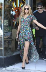 PARIS HILTON and Chris Zylka at a Tattoo Parlor in Los Angeles 03/29/2017