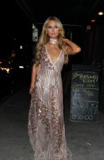 PARIS HILTON Leaves Tao, Beauty + Essex, Avenue + Luchini La Grand Opening 03/16/2017
