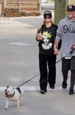 PARIS HILTON Walks Her Dog in Coldwater Canyon 03/02/2017