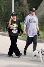 PARIS HILTON Walks Her Dog in Coldwater Canyon 03/02/2017