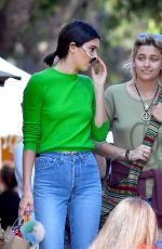 PARIS JACKSON and KENDALL JENNER Shopping at a Flea Market in Los Angeles 03/26/2017