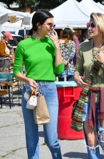 PARIS JACKSON and KENDALL JENNER Shopping at a Flea Market in Los Angeles 03/26/2017