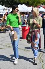 PARIS JACKSON and KENDALL JENNER Shopping at a Flea Market in Los Angeles 03/26/2017