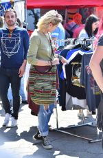 PARIS JACKSON and KENDALL JENNER Shopping at a Flea Market in Los Angeles 03/26/2017