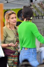PARIS JACKSON and KENDALL JENNER Shopping at a Flea Market in Los Angeles 03/26/2017