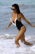 PAZ CORNU in Swimsuit on the Beach in Miami 03/26/2017