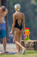 PIA MIA PEREZ in Swimsuit in Waimea Bay 03/15/2017