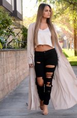 PIA TOSCANO in Ripped Out and About in Beverly Hills 03/07/2017