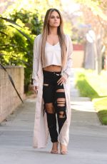 PIA TOSCANO in Ripped Out and About in Beverly Hills 03/07/2017