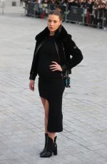 Pregnant ADELE EXARCHOPOULOS at Louis Vuitton Fashion Show in Paris 03/07/2017
