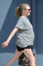 Pregnant AMANDA SEYFRIED in Shorts Out in Los Angeles 03/14/2017